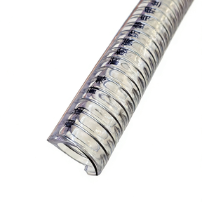 Tubo Flessibile in PVC Rinforzato con Filo d'Acciaio a Spirale di Alta Qualità, Personalizzabile per Irrigazione Giardino e Sistemi di Riscaldamento Solare dell'Acqua - Product Image 2