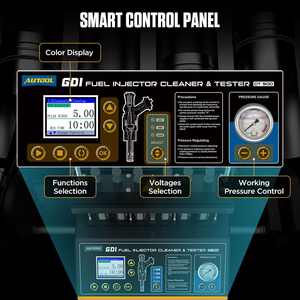 Limpiador y probador de inyector de combustible ultrasónico AUTOOL CT500 de 220V y 110V, limpieza sin desmontaje para inyectores EFI, SFI, GDI - Product Image 6