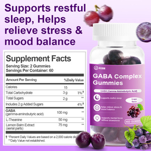 Gomitas GABA de Marca Privada Adiós al Estrés, Gomitas Naturales para el Alivio de la <span class=keywords><strong>Ansiedad</strong></span> con L-Teanina, Balsamo de Limón, Suplemento para el Alivio del Estrés - Product Image 2