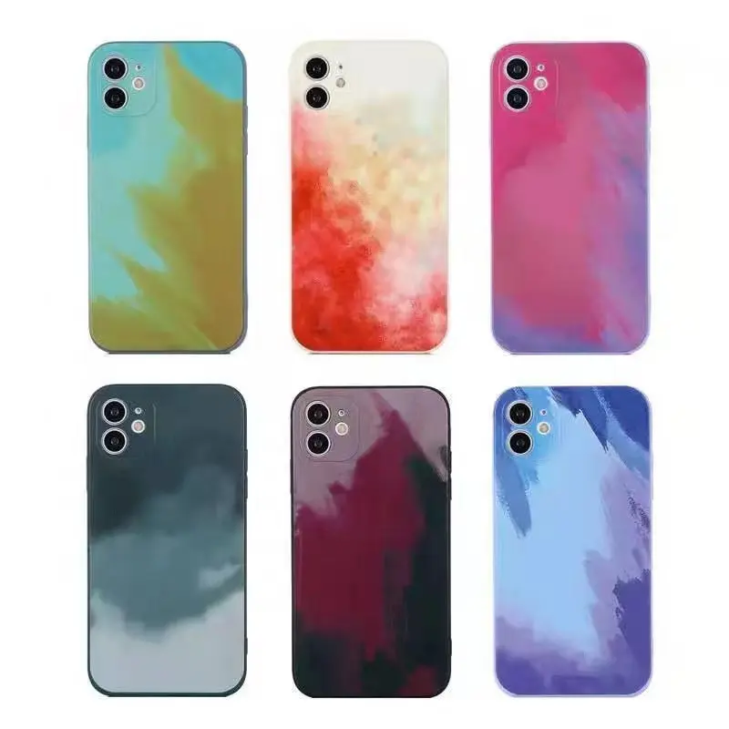 2023 Hot sale colorful printer custom waterproof shockproof full cover mobile phone case protective for iphone
