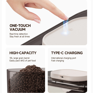 <span class=keywords><strong>Seau</strong></span> de stockage sous vide pour croquettes pour animaux de compagnie, nouveau récipient de stockage de riz anti-insectes pour la maison, boîte de stockage de riz en plastique, <span class=keywords><strong>seau</strong></span> à riz - Product Image 3