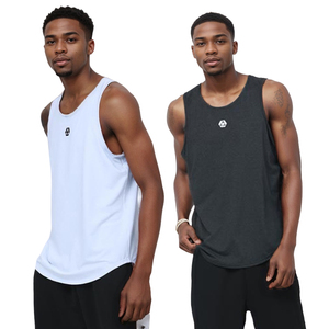 Camiseta deportiva transpirable de secado rápido de verano de alta elasticidad, camisetas sin mangas para correr deportivas - Product Image 1