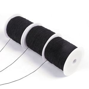 Offre Spéciale – Fil Élastique de Couture Torsadé Couleur Vive 0,3 mm (Polyester + Nylon) Blanc & Noir pour Sacs et Vêtements - Product Image 3