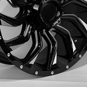 Nuevas Llantas de Aleación 4X4 de 17-20 Pulgadas, Color Negro Fresado, Multirradio, Ajuste Universal 5x114.3 6x139.7 6x135 5x127 6x114.3 para Camionetas - Product Image 3