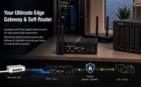 Mini PC EGLOBAL sin Ventilador, Intel Celeron J1900C, DDR3l, MSATA SSD, Win10, 4 USB, Nuc, VGA HD, 2 RJ45 Gigabit LAN, Audio, Linux