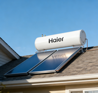 En stock et prêt à être expédié, chauffe-eau solaire à plaque plate pressurisée Haier de haute qualité 180L 300L, système solaire domestique