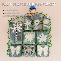 Fait à la main 3D Soluble dans l'eau broderie Crochet Applique dentelle Patch à coudre pour pull décoration accessoires de mariée bricolage Chenille