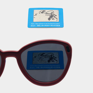 Lunettes de soleil polarisées à <span class=keywords><strong>clip</strong></span> magnétique œil de chat pour femmes, monture métallique et acétate, style rétro, haute qualité - Product Image 6