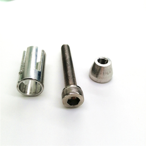 Kit de Juntas de Expansión Internas Ocultas Personalizadas, Tornillos y Tuercas para Estructuras Industriales de Aluminio, Pernos de Anclaje de Acero Inoxidable - Product Image 1