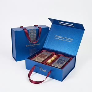 Cajas <span class=keywords><strong>de</strong></span> Regalo <span class=keywords><strong>de</strong></span> Lujo con Logotipo Personalizado, Tapa Magnética, Hechas a Mano, <span class=keywords><strong>de</strong></span> Papel Recubierto, Forradas con Esponja, para Pelucas - Product Image 6