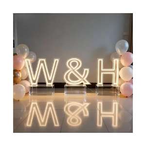 Wedding Giant Numbers 3d Sign Oh Baby Full Color Rgb Letters Rgb <b>Lighting</b> Programmable Led Electronic Sign Custom Party Supply - Product Image 6