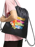 Sac à dos en polyester pliable de haute qualité avec logo imprimé personnalisé, idéal pour la gym, le sport, lavable, réutilisable, imperméable