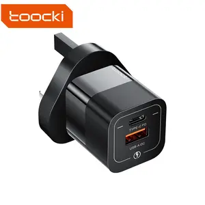 Toocki QC3.0 PD3.0 GaN 33W USB-C chargeur rapide USB Type C double Port chargeurs GaN pour téléphone portable pour iphone