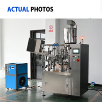 Machine de remplissage et de scellage automatique rotative à grande vitesse NFS-60Z pour tubes en aluminium, remplisseur d'emballages métalliques pour pâtes cosmétiques