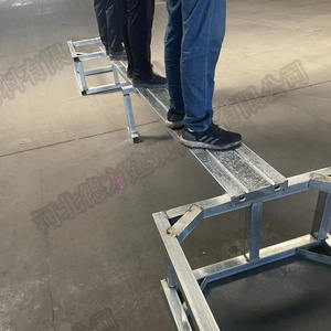 Bon <span class=keywords><strong>prix</strong></span> planches d'échafaudage en acier revêtues <span class=keywords><strong>de</strong></span> zinc 1.0-2.0mm épaisseur Construction utiliser Derfon marque poinçonnage espacement échelle pièces - Product Image 5