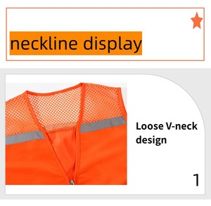Áo khoác phản quang lưới nam may đo, áo bảo hộ lao động, quần áo xây dựng, áo phản quang an toàn có túi, in logo - Product Image 4