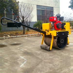 Fabrik preis Handheld Single Wheel Road Vibrations walze 300kg 800kg Asphalt Beton Boden verdichter Pumpe Motor Kern komponenten - Product Image 3