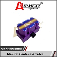 AIRMEXT/SN X5 V3 (Violet)/Système de suspension pneumatique de qualité supérieure, système de contrôle électronique/contrôleur pour tout modèle de voiture
