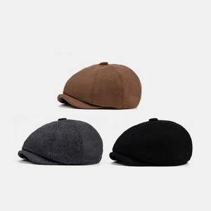 Boina de Lana para Hombre, Estilo Británico, 8 Paneles, para Invierno - Product Image 1