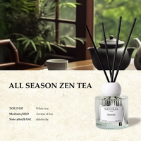 Diffuseur de parfum à bâtonnets d'huiles essentielles longue durée 50 ml pour la maison et la salle de bain, vente en gros