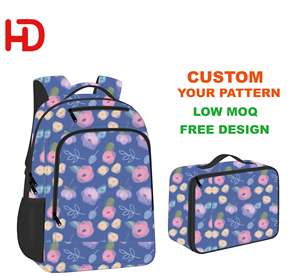 Ensemble sac à dos et boîte à lunch 2 pièces personnalisables pour tout-petits garçons, idéal pour l'école et les voyages 2026 - Product Image 1