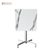 Hua jiale prix direct d'usine hpl table de jardin pliante stratifiée petite table de jardin pliante extérieure hpl