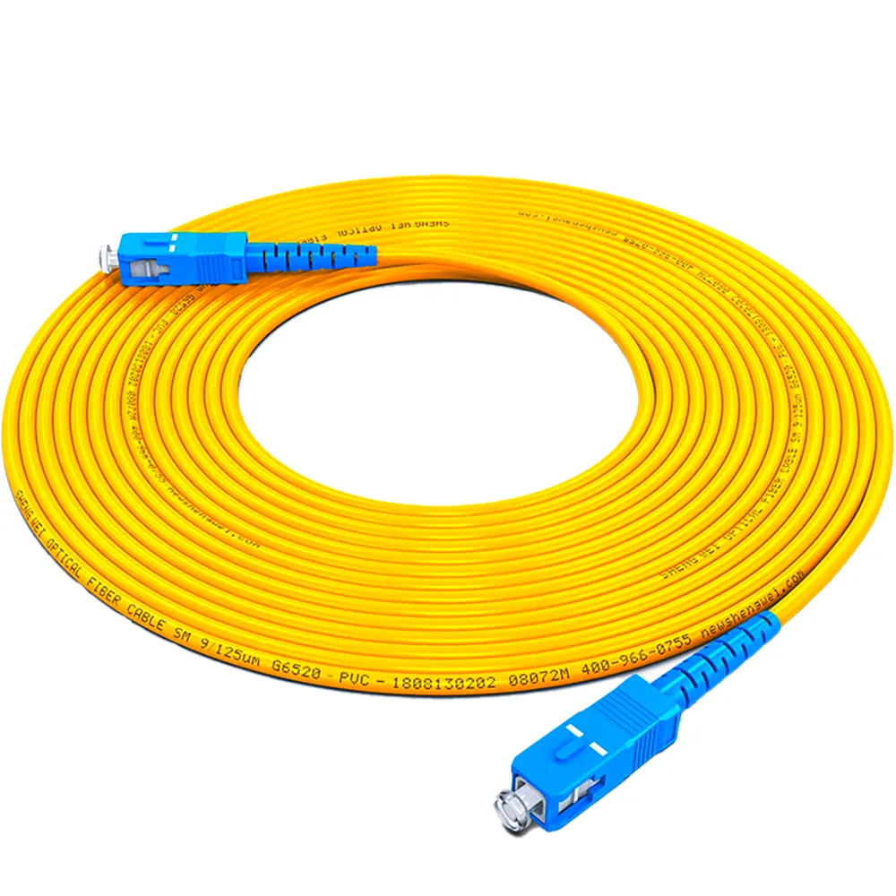 SC APC-SC UPC Simplex SM LSZH Optic Patch Cord Cable 3.0mm SC/APC-SC/UPC FTTH fiber optic jumper