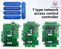 Panel de Control de Acceso a Redes TCP/IP, Sistema de Control de Acceso para 4 Puertas, Salida RFID, Lector Wiegand, Software Gratuito