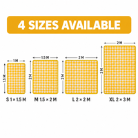 Tapis de pique-nique extra large pliable, anti-sable, pour le camping, la randonnée, les voyages, le jardin, le parc, les barbecues