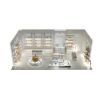 Nouveaux accessoires de magasin de vêtements de détail, étagères d'exposition, design d'intérieur de magasin de chaussures en métal personnalisé