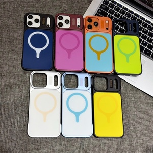 เคสโทรศัพท์มือถือแบบแม่เหล็กสีแมทแบบกำหนดเองสำหรับ iPhone 18 13 14 15 16 17 Pro Max ฝาหลังแข็งป้องกันแบบไร้ขอบ - Product Image 2