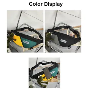 Fashion Reflective Waterproof Crossbody Sports Harness Sling Chest Cross Shoulder Bag For Men