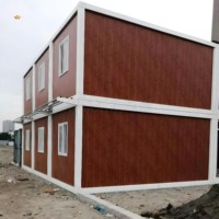 Maisons préfabriquées modulaires de luxe de 20 pieds, fabrication chinoise en gros, pas cher, maison préfabriquée en acier, villa, hôtel