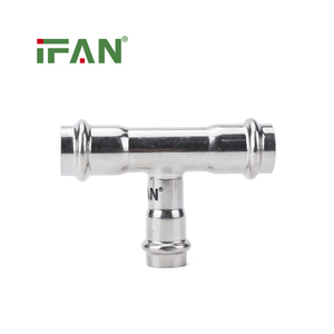 ข้อต่อสแตนเลส IFAN สำหรับท่อ PEX ระบบประปา น้ำร้อนน้ำเย็น PN25 ขนาด <span class=keywords><strong>1</strong></span>/2"-2" ข้อต่อแบบกด PEX SS - Product Image 5