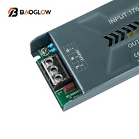 Fabrikpreis 176V-264V 12/24V LED-Bandbeleuchtung Trafo Bildschirm-Netzteil Schaltsteuerung 24V für LED-Leuchten 200W Dimmer