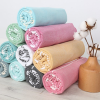 Serviette de plage personnalisée en coton turc mélangé, séchage rapide, écologique, hypoallergénique, antimicrobienne, imprimé damassé, à franges, par fabricant OEM