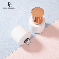 Flacon en verre cosmétique vide blanc mat de 16 ml avec logo personnalisé, étiquette privée, flacon de vernis à ongles en gel