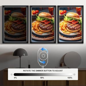 Aluminum Snap Frame LED Advertising <b>Light</b> Box <b>Sign</b> Rectangle Wall Mount Poster Display with Quick Change Feature for Indoor Use - Product Image 3