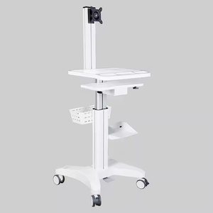 Aangepaste Medische Mobiele Computer Werkstation <span class=keywords><strong>Trolley</strong></span> Kar Voor Ziekenhuizen Met Monitor Mount - Product Image 3