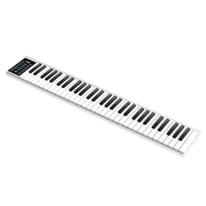 Konix Wholesale easy to carry away musical instruments 61 key digital midi keyboard piano for sale