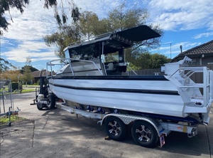 Bateaux de pêche en aluminium Gospel Boats de 7,5 m (25 pieds), bateau de croisière à cabine centrale facile à naviguer avec <span class=keywords><strong>un</strong></span> chemin de marche autour du bateau, <span class=keywords><strong>prix</strong></span> <span class=keywords><strong>d</strong></span>'usine - Product Image 5