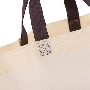 Bolsa <span class=keywords><strong>de</strong></span> compras plegable con estampado personalizado <span class=keywords><strong>de</strong></span> <span class=keywords><strong>tela</strong></span> no tejida blanca - Product Image 4