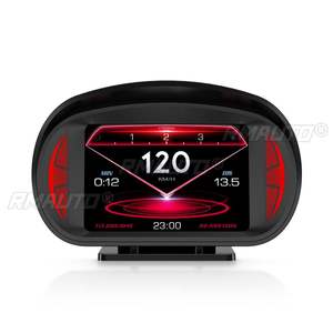 Affichage HUD OBD2 P2 pour voiture avec inclinomètre, compteur de vitesse GPS, compte-tours et ordinateur de bord - Product Image 4