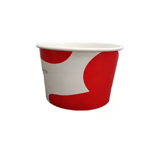 China-supplier manufacture premium food grade double side PE coated 8oz 10oz 12oz Ice cream paper cups