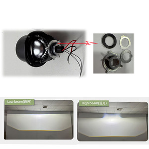 Paire de lampes LED pour voiture H4 H7 9005 9006 HB3 <span class=keywords><strong>HB4</strong></span> 2,5 POUCES <span class=keywords><strong>51W</strong></span> Intégré Faisceau haut et bas Double lentille DC9-16V - Product Image 6