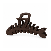 Pinces à cheveux en plastique en forme d'arête de poisson, pinces à cheveux extensibles pour queue de cheval, barrettes à nœud pour la baignade, accessoires pour cheveux pour femmes et filles