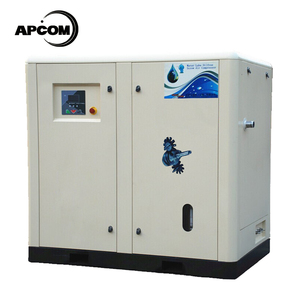 Compresor de tornillo sin aceite lubricado por agua APCOM High FAD con PLC para línea de procesamiento de alimentos y cosméticos en sala limpia - Product Image 2