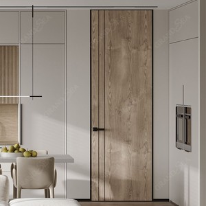 <span class=keywords><strong>Porte</strong></span> cachée sans cadre en bois, design moderne, norme européenne, avec système dissimulé, <span class=keywords><strong>porte</strong></span> secrète, <span class=keywords><strong>porte</strong></span> intérieure dissimulée - Product Image 6