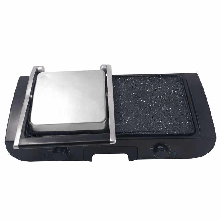 Automatic Steak Frying Machine Commercial Appliance Electric Grill Sandwich Panini Breakfast Machine test Steak Flying Pan