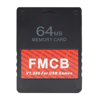 Carte mémoire de démarrage FMCB pour PS2 - Communication filaire en plastique pour démarrage sans fil pour jeux USB, compatible avec les modèles PS2